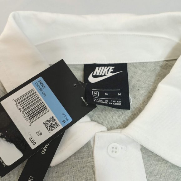 Nike Men's Swoosh Sweatshirt - Gray - Picture 6 of 8